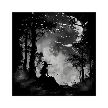Spooky Night Square Canvas