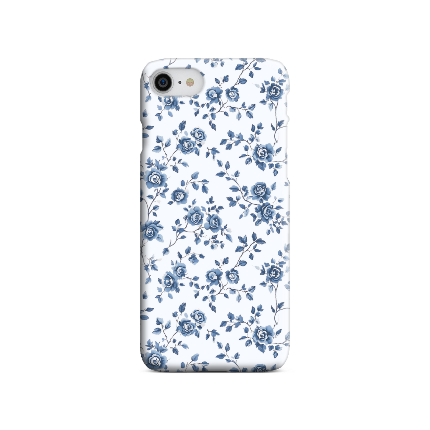 Blue Florals Slim Phone Case