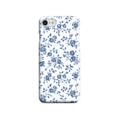 Blue Florals Slim Phone Case