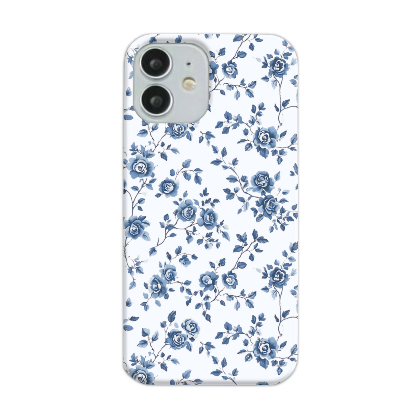 Blue Florals Slim Phone Case