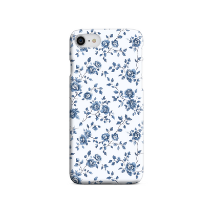 Blue Florals Slim Phone Case