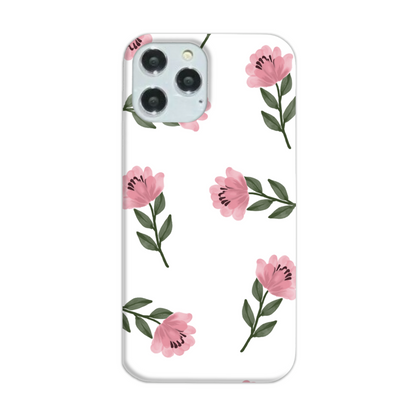 Pink Flower Slim Phone Case