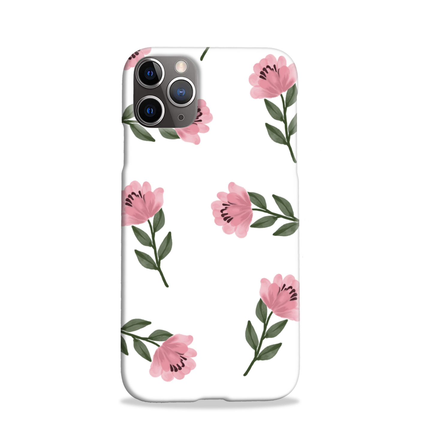 Pink Flower Slim Phone Case