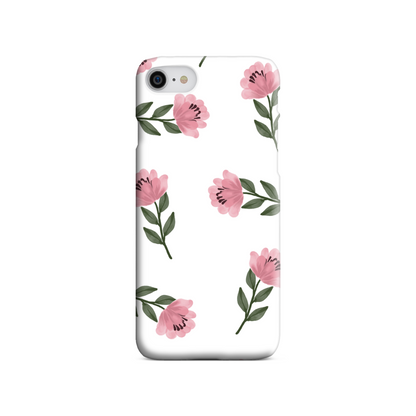 Pink Flower Slim Phone Case