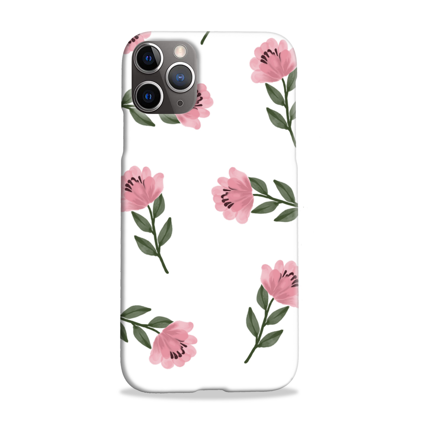 Pink Flower Slim Phone Case