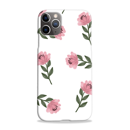 Pink Flower Slim Phone Case