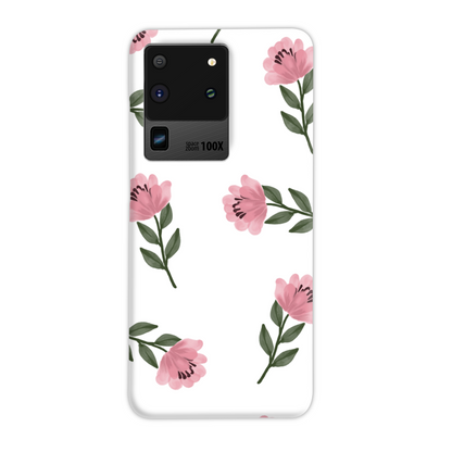 Pink Flower Slim Phone Case