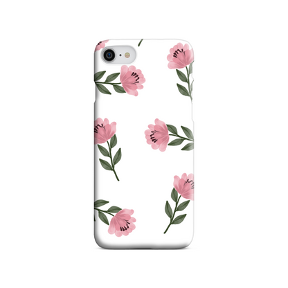 Pink Flower Slim Phone Case