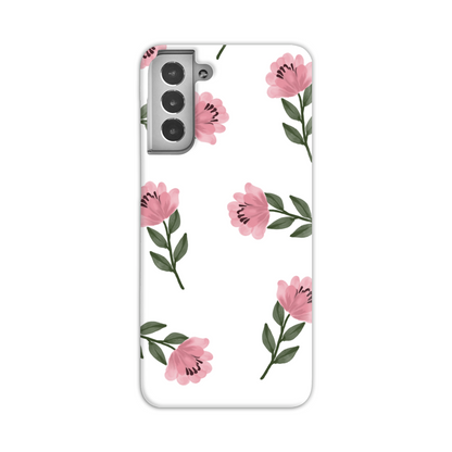 Pink Flower Slim Phone Case