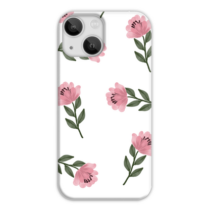 Pink Flower Slim Phone Case