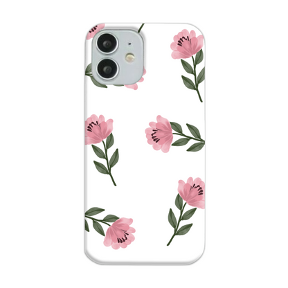 Pink Flower Slim Phone Case