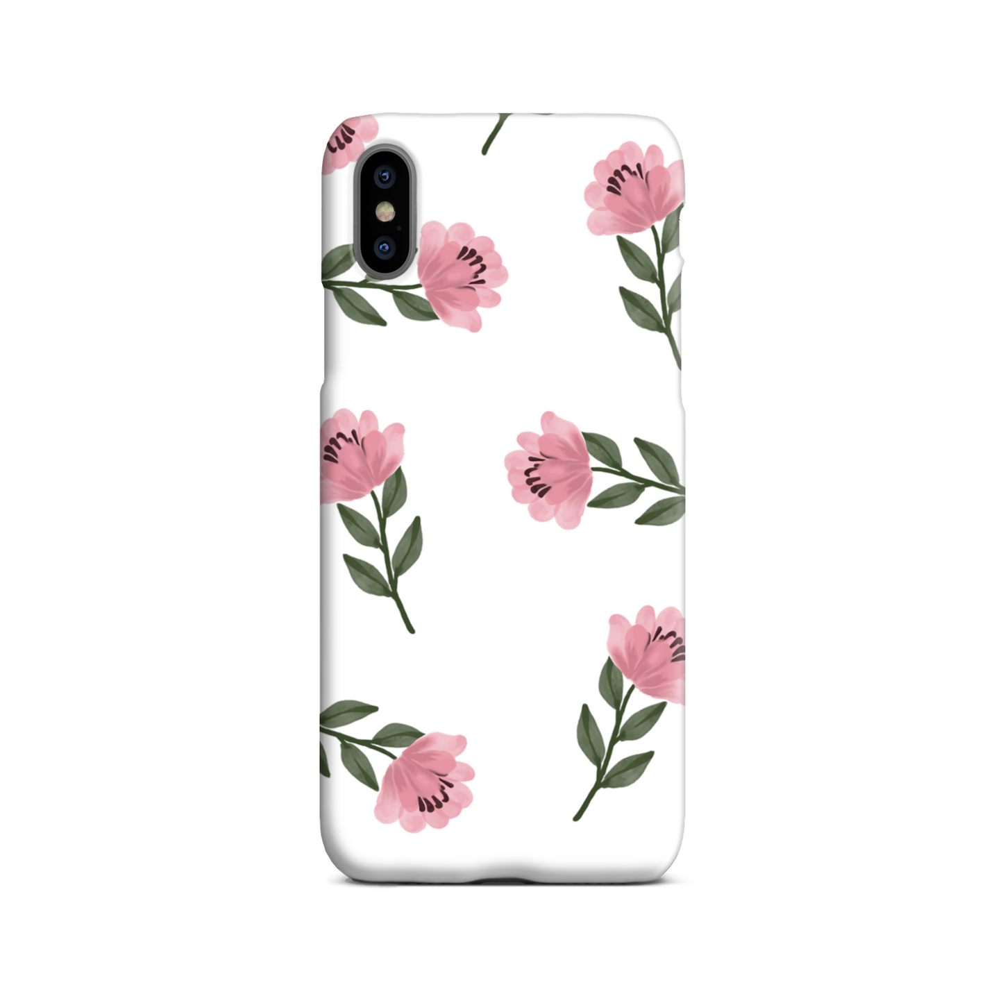Pink Flower Slim Phone Case