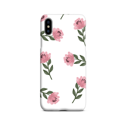 Pink Flower Slim Phone Case