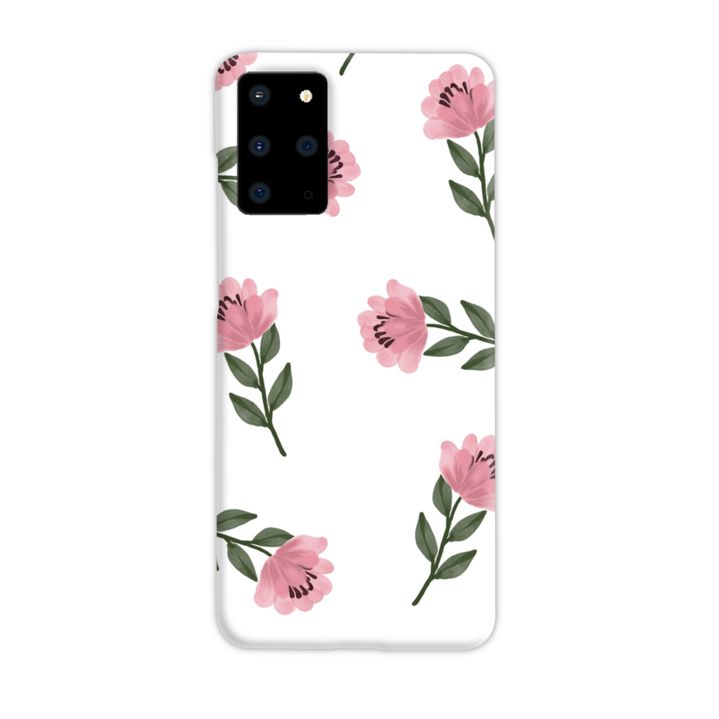 Pink Flower Slim Phone Case