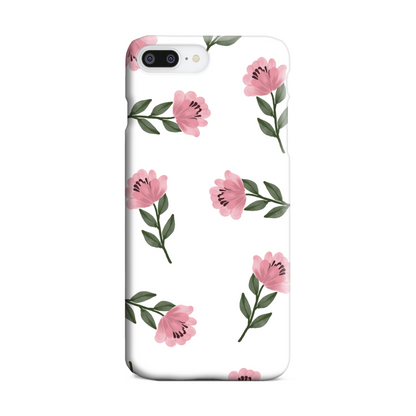 Pink Flower Slim Phone Case