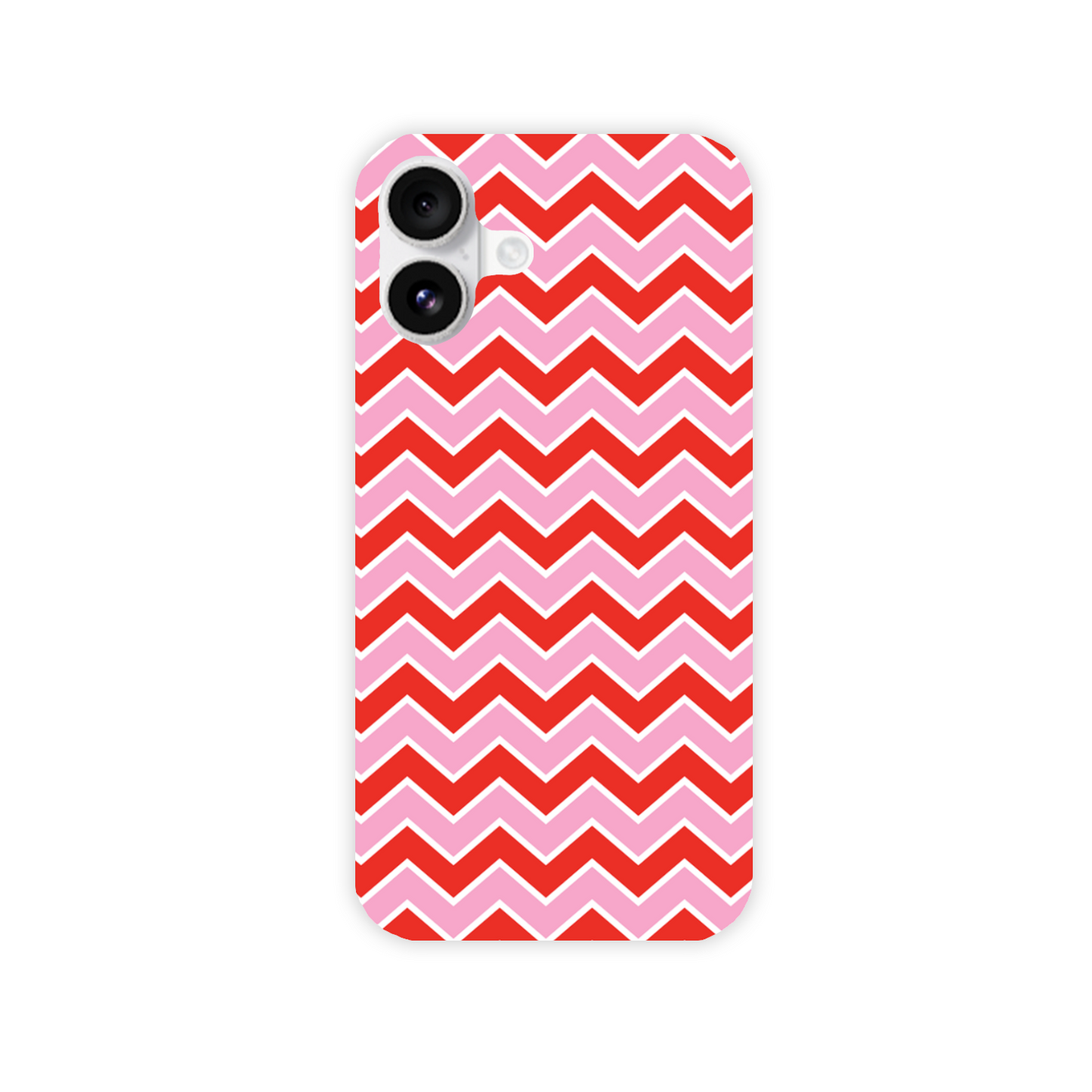 Pink and Red Zig Zag Slim Phone Case