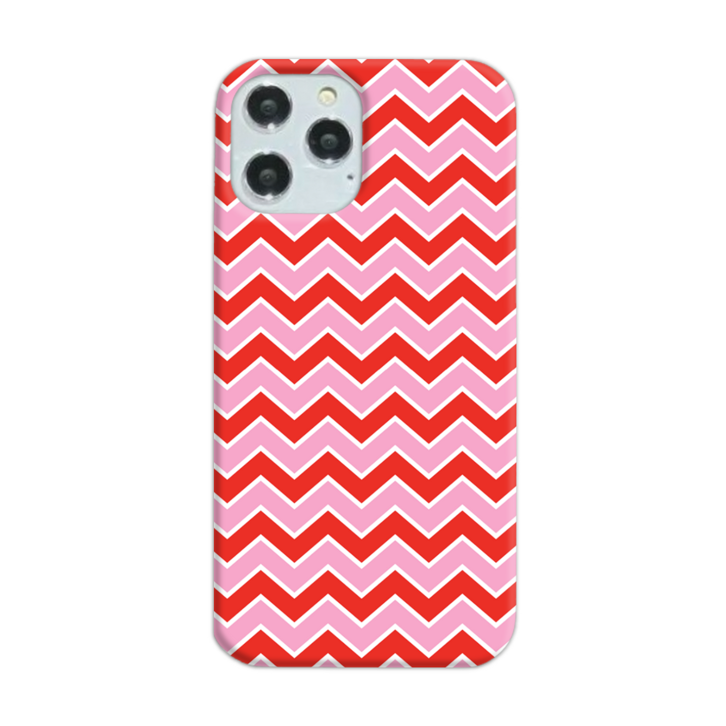 Pink and Red Zig Zag Slim Phone Case