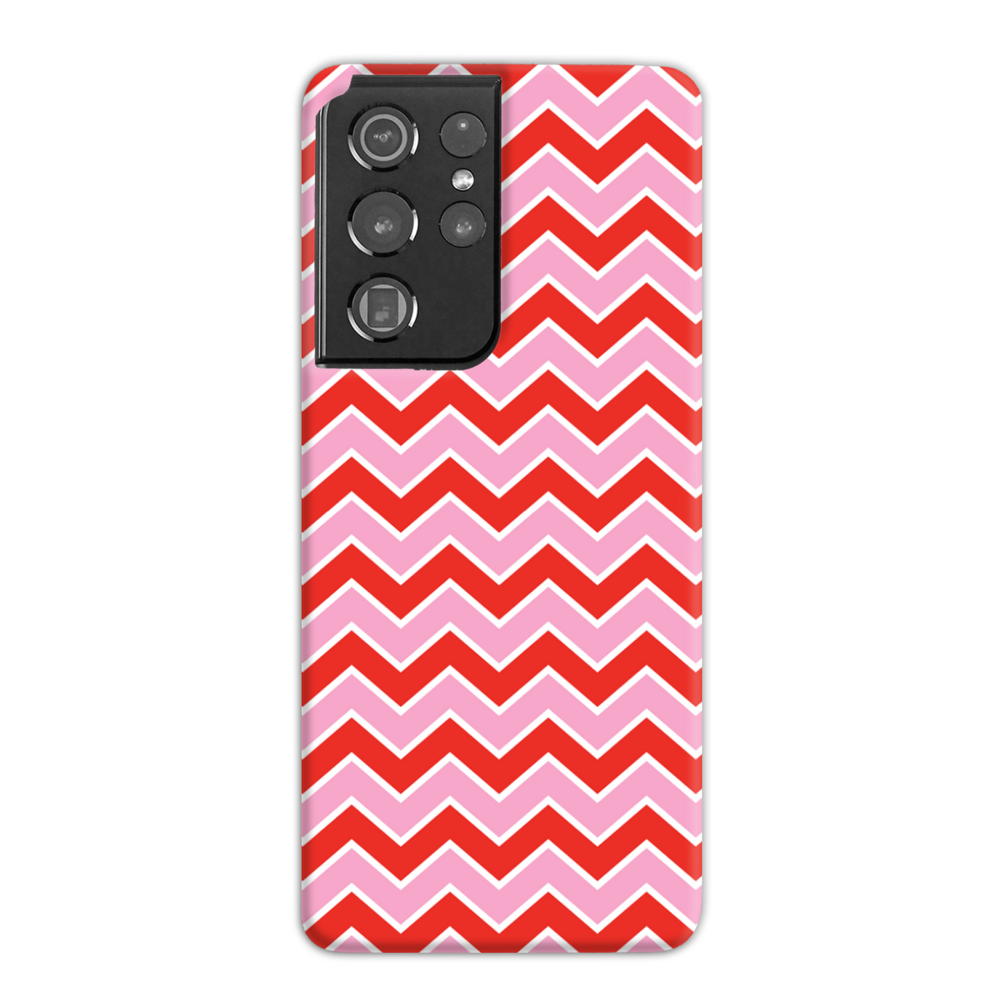 Pink and Red Zig Zag Slim Phone Case