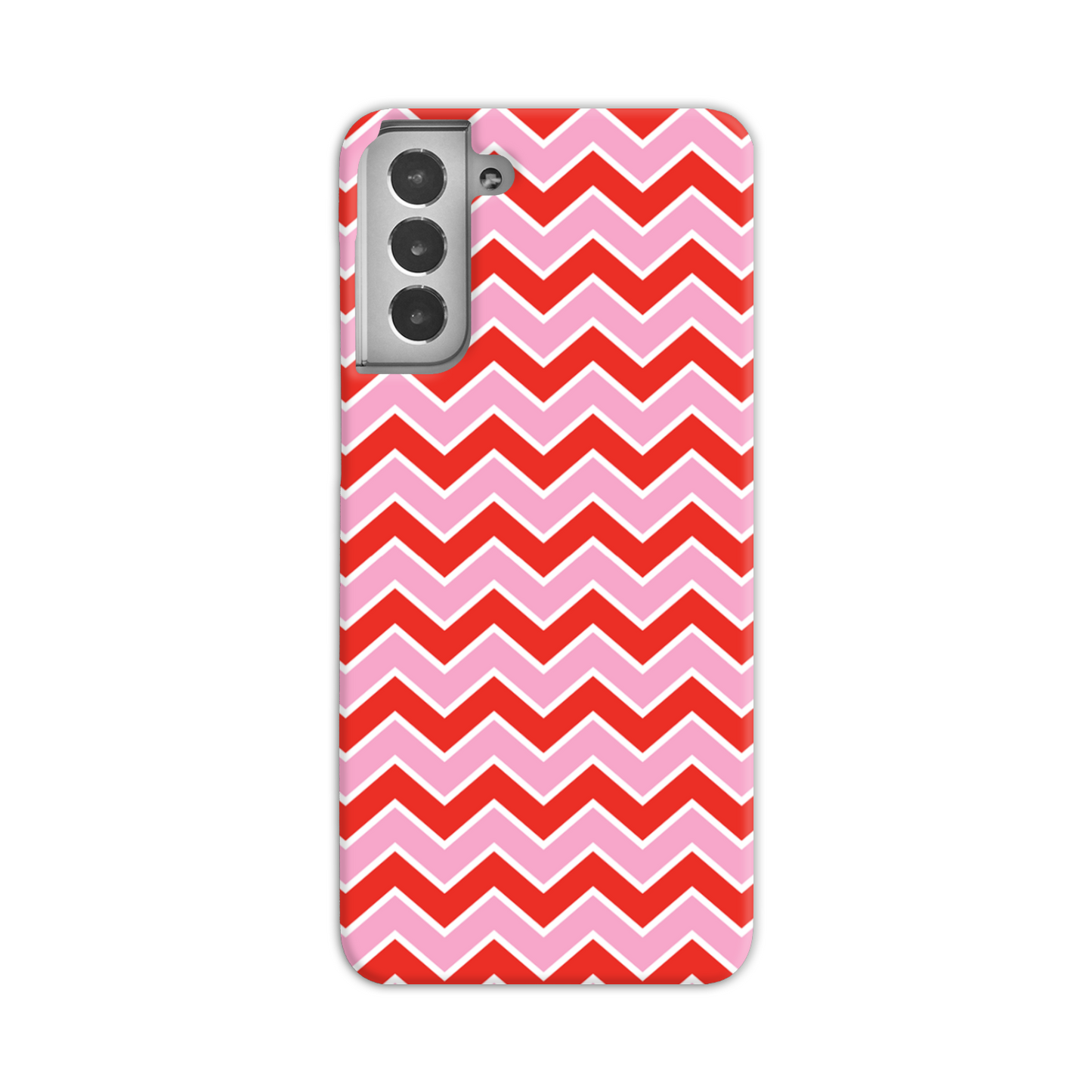 Pink and Red Zig Zag Slim Phone Case