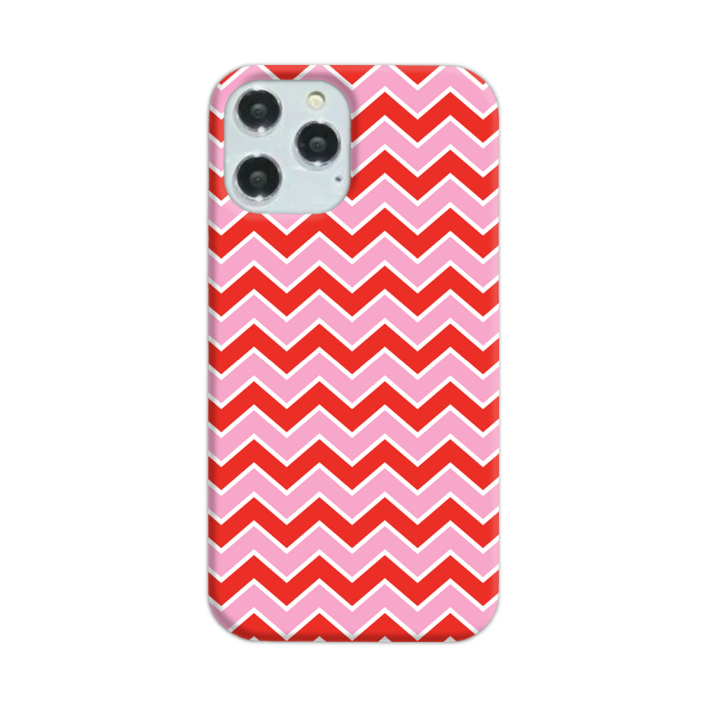 Pink and Red Zig Zag Slim Phone Case