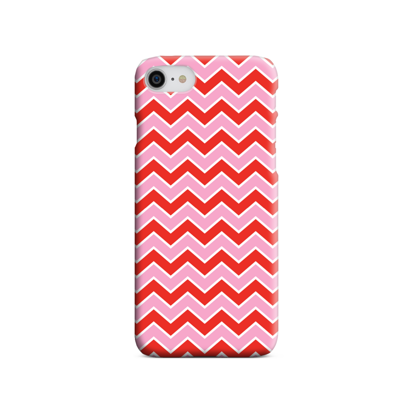 Pink and Red Zig Zag Slim Phone Case