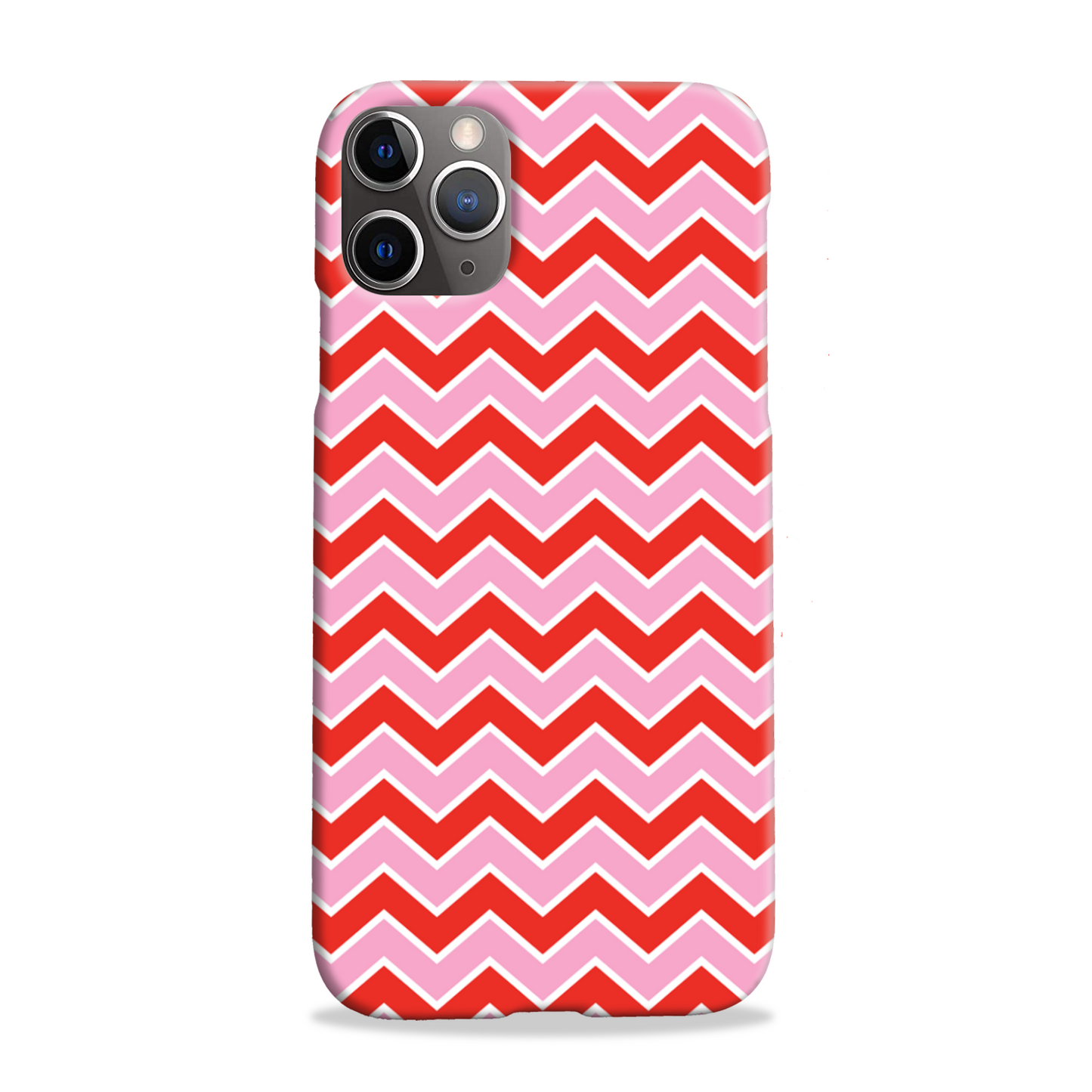 Pink and Red Zig Zag Slim Phone Case