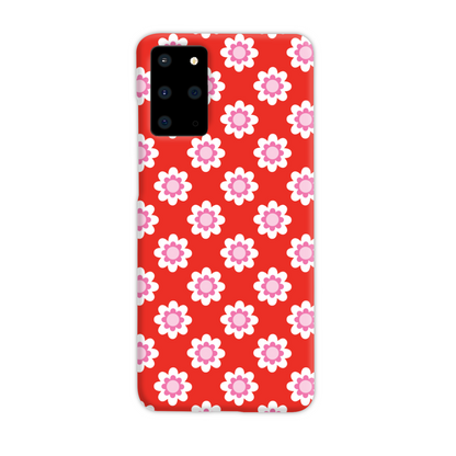 Red Floral Slim Phone Case