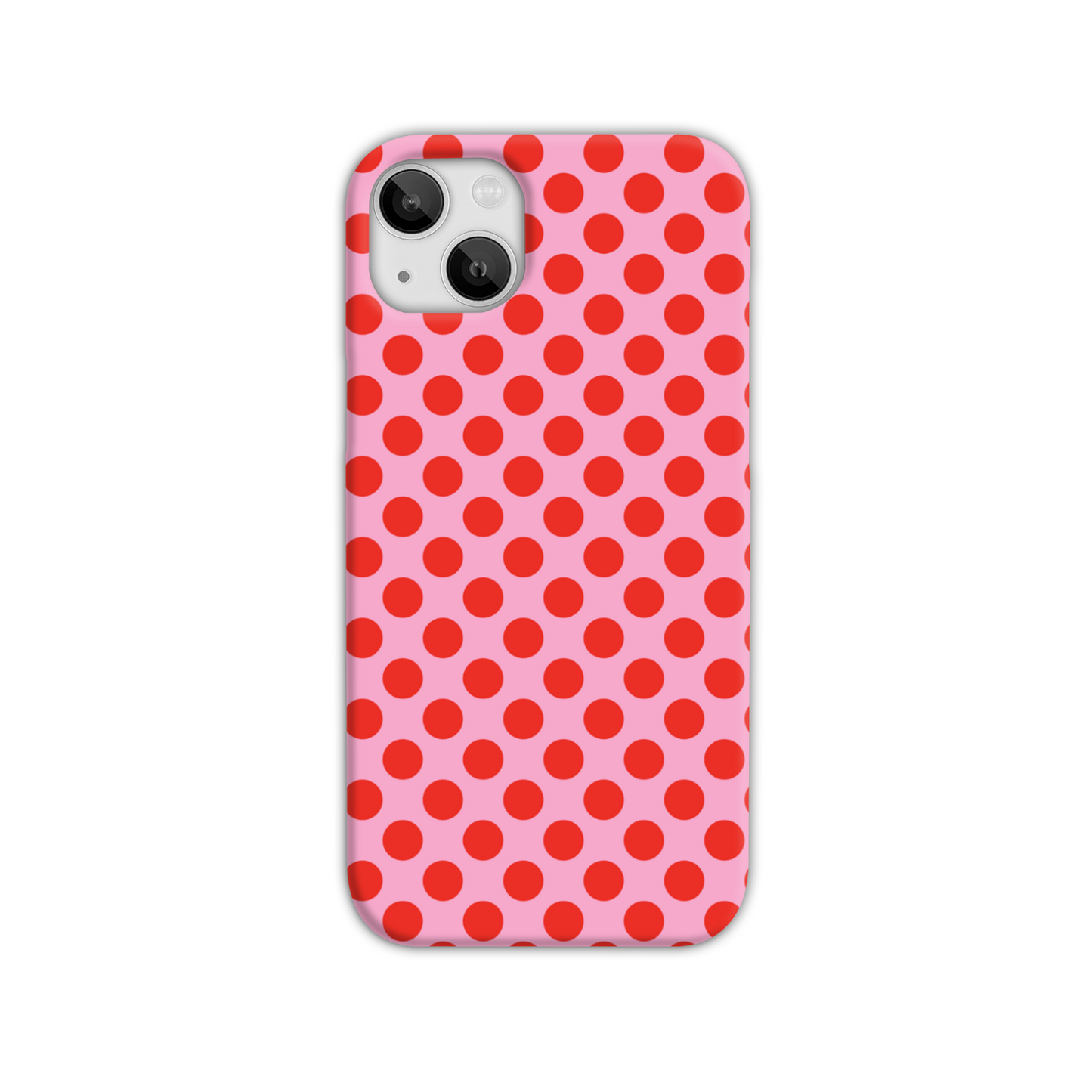 Pink and Red Spot Slim Phone Case