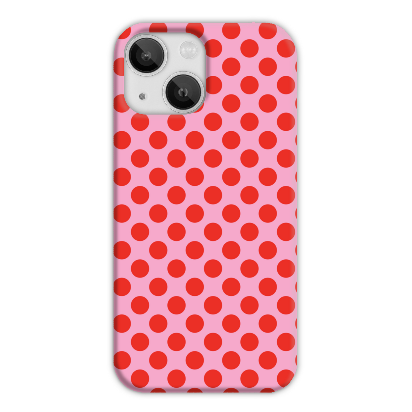 Pink and Red Spot Slim Phone Case