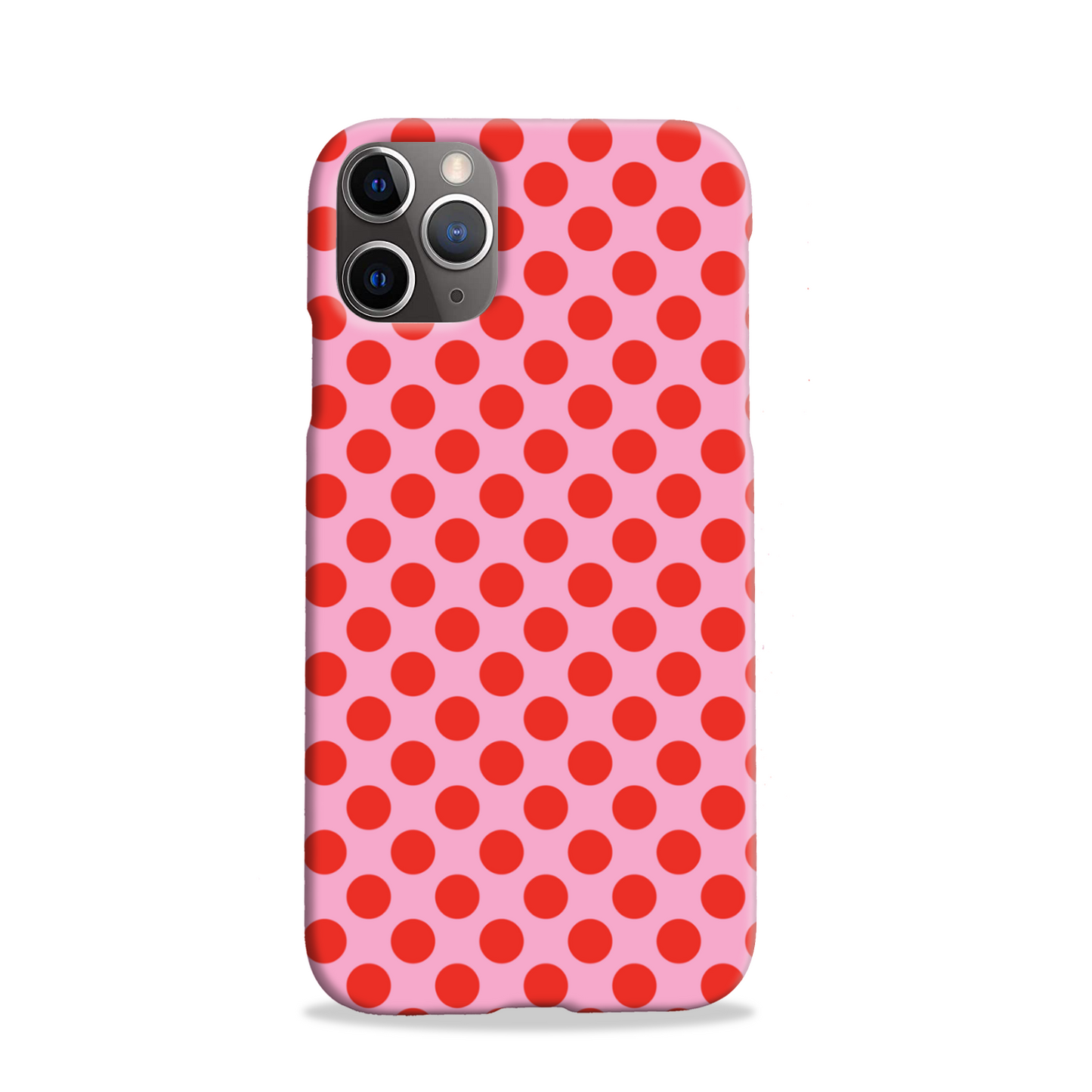 Pink and Red Spot Slim Phone Case