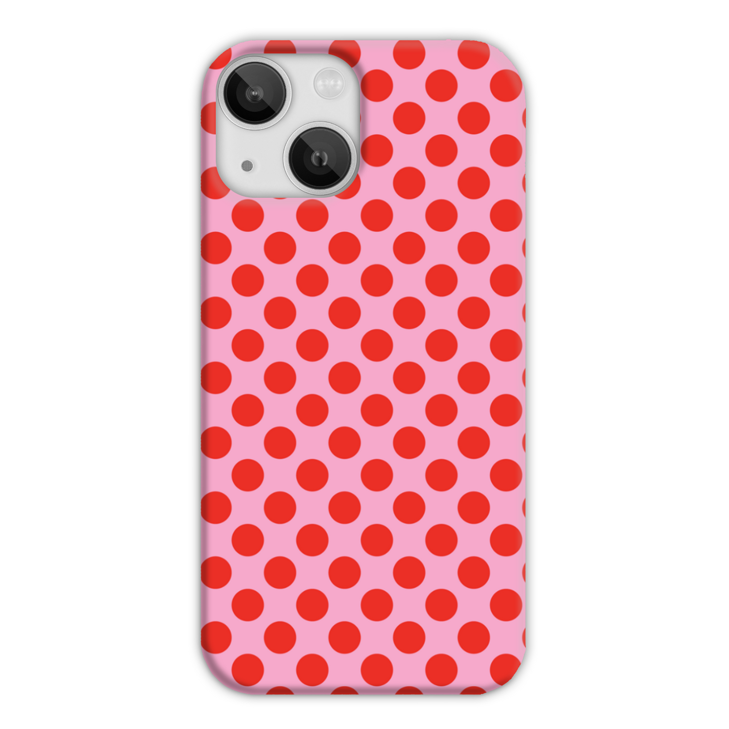 Pink and Red Spot Slim Phone Case