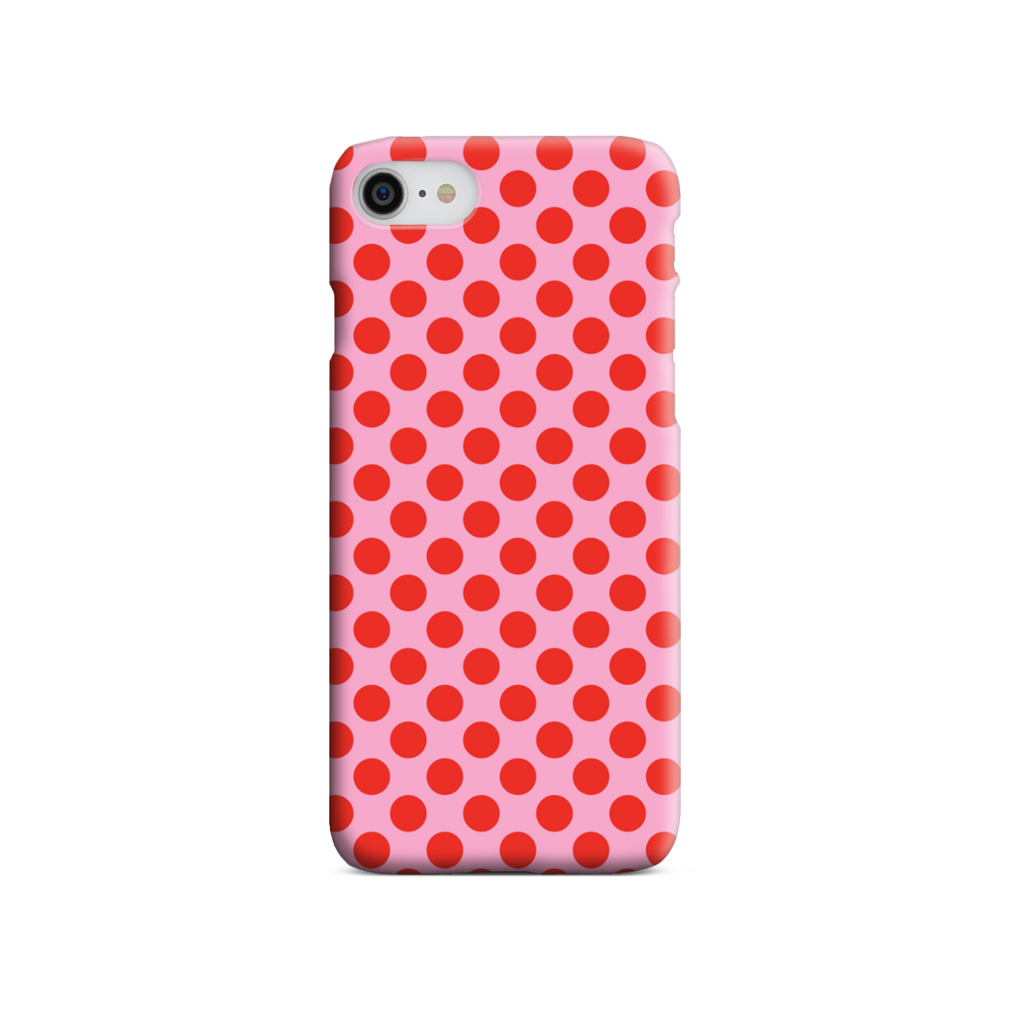 Pink and Red Spot Slim Phone Case