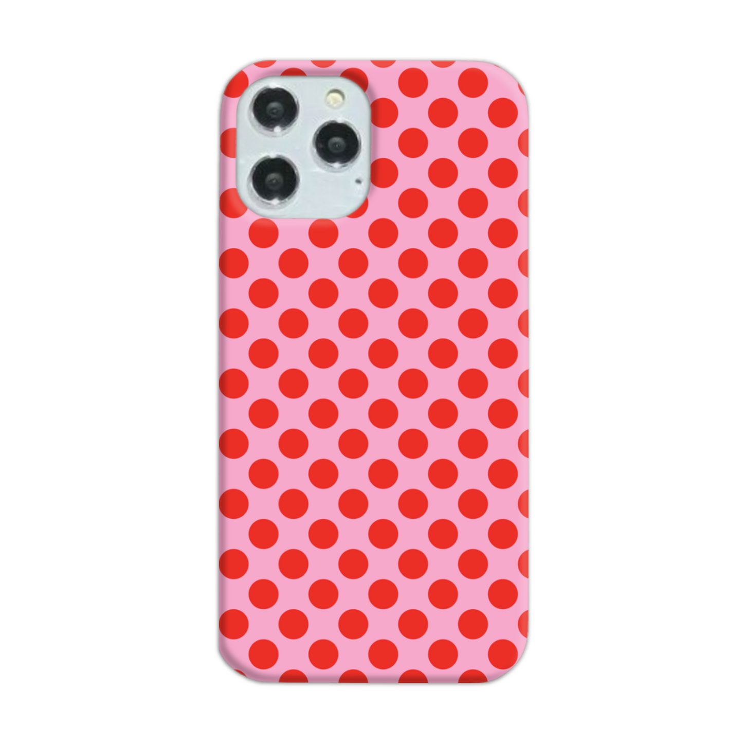 Pink and Red Spot Slim Phone Case