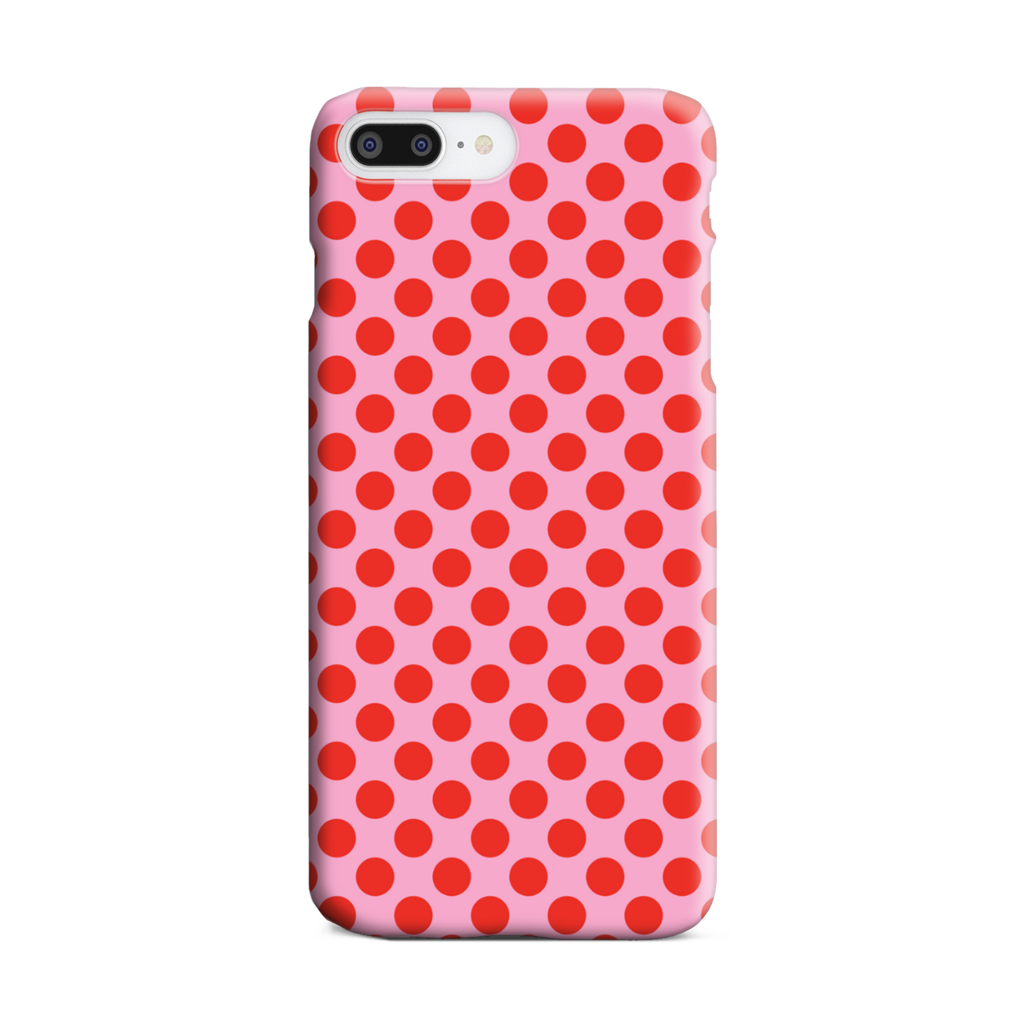 Pink and Red Spot Slim Phone Case