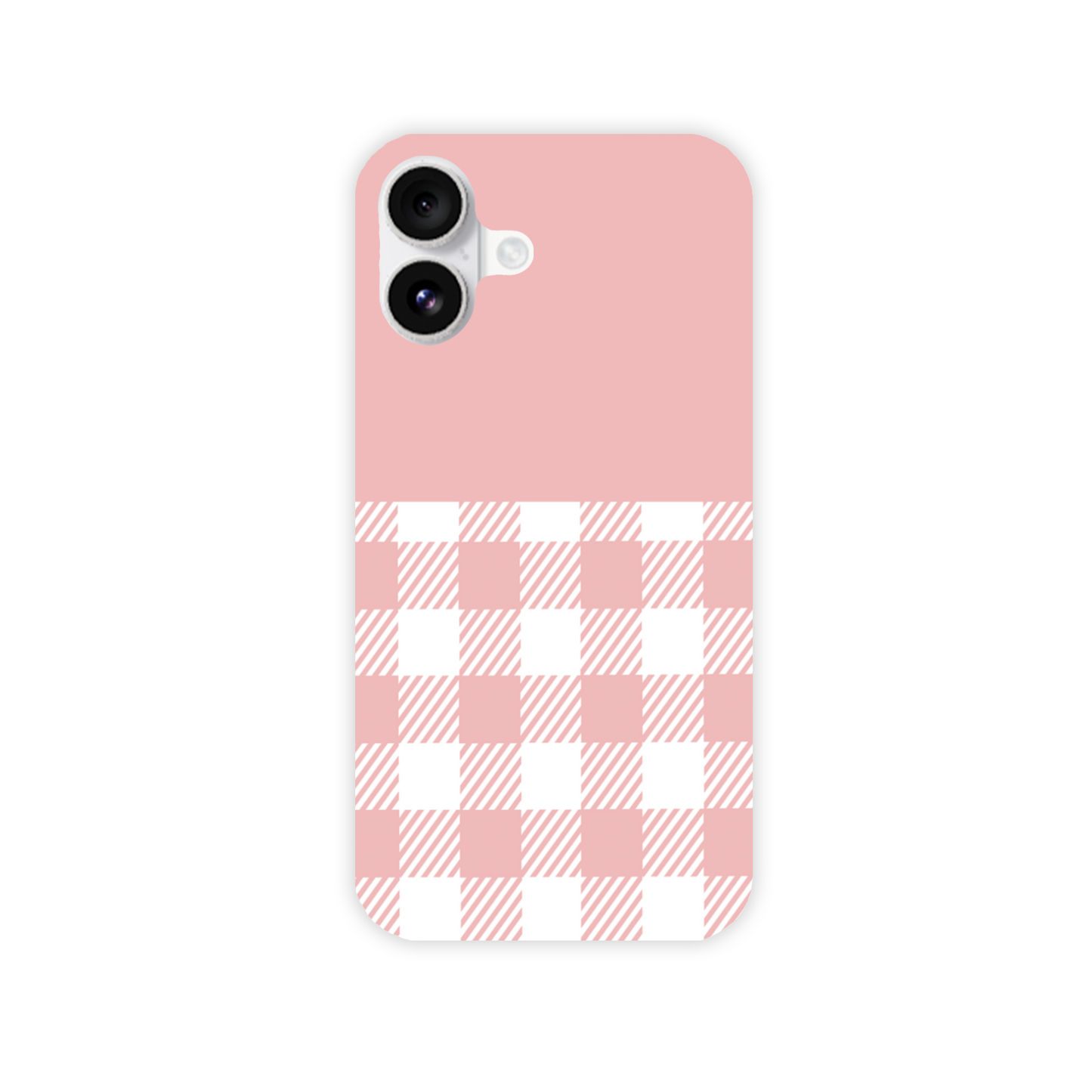 Pink Check Slim Phone Case