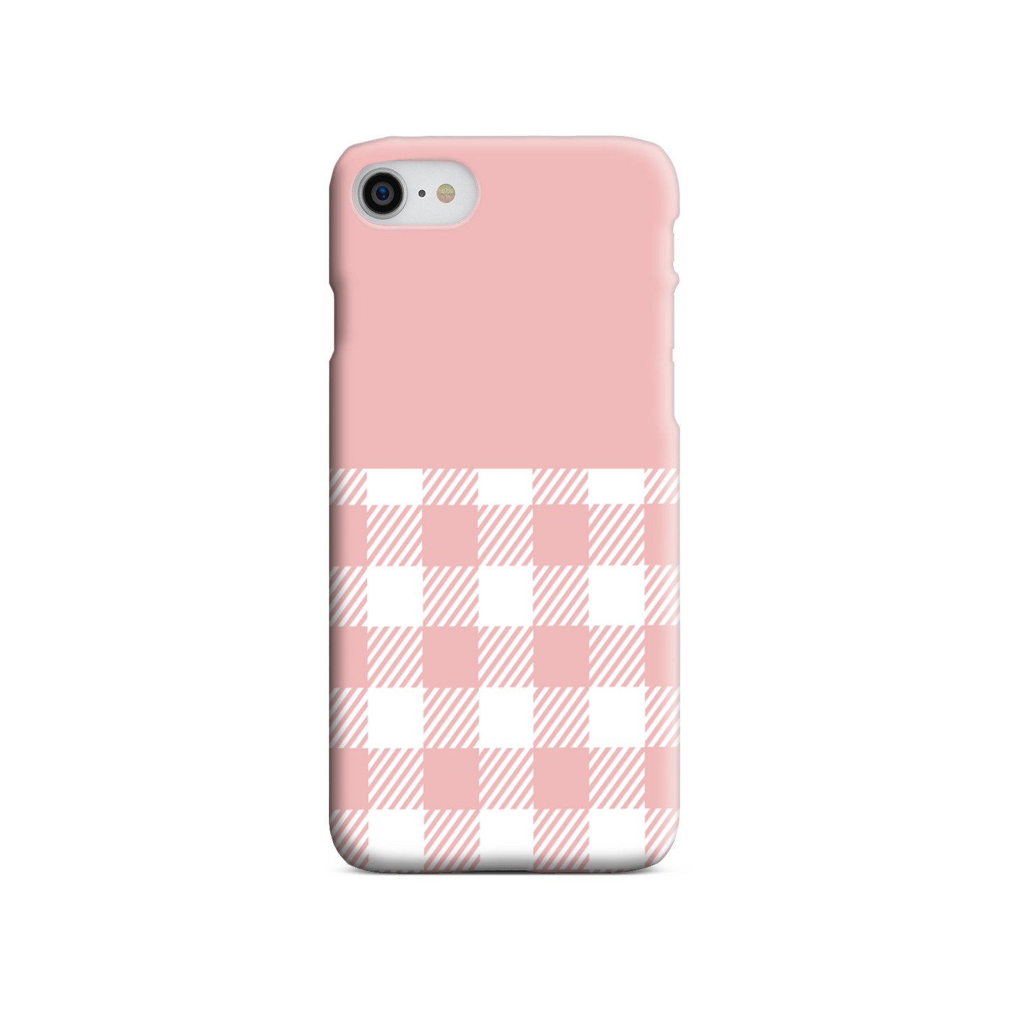 Pink Check Slim Phone Case
