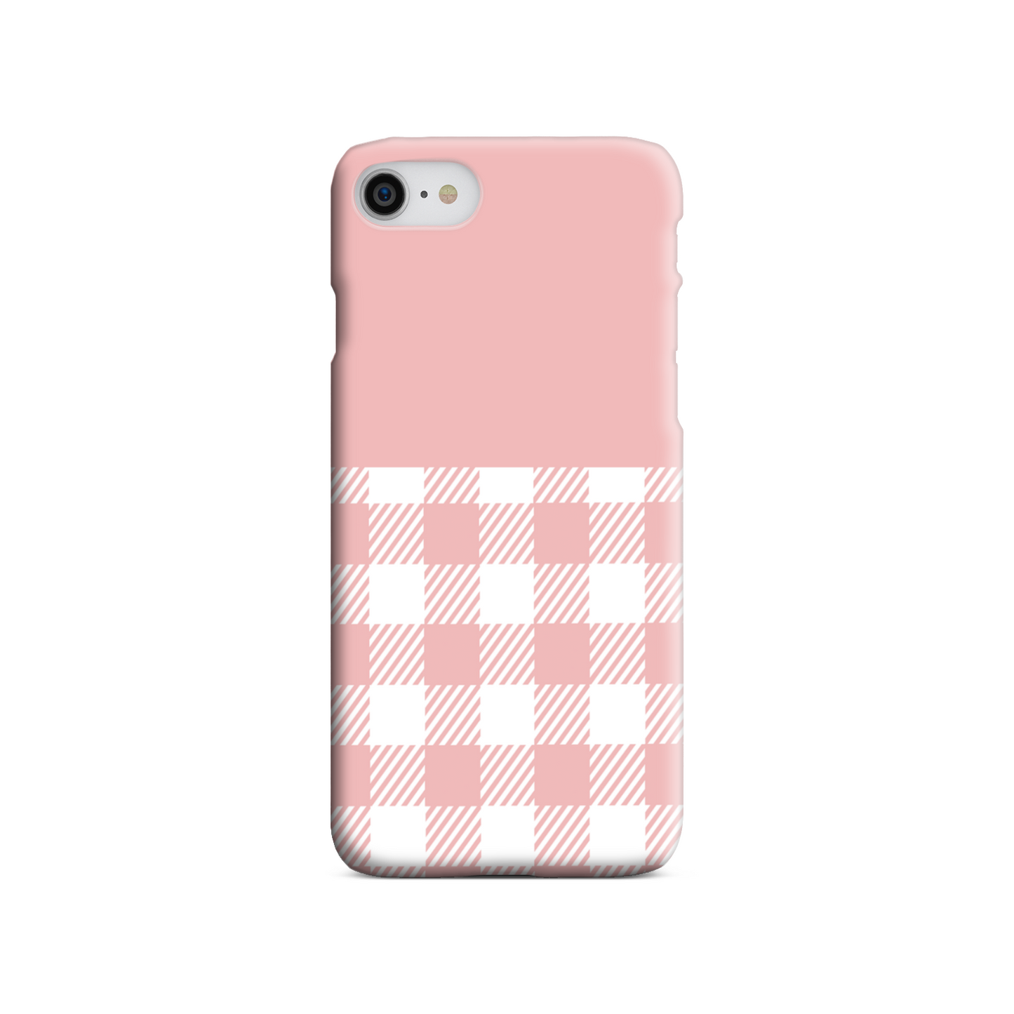 Pink Check Slim Phone Case
