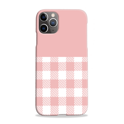 Pink Check Slim Phone Case