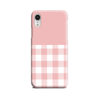 Pink Check Slim Phone Case