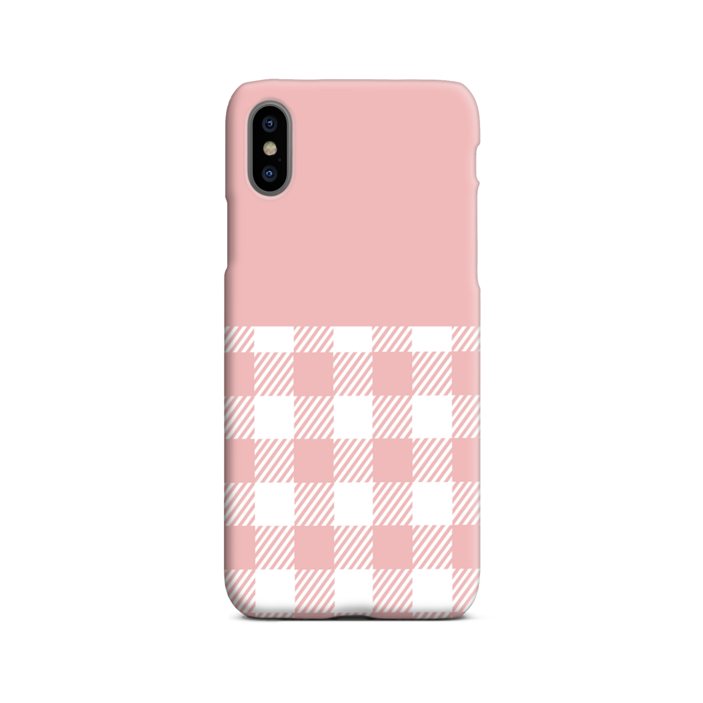 Pink Check Slim Phone Case