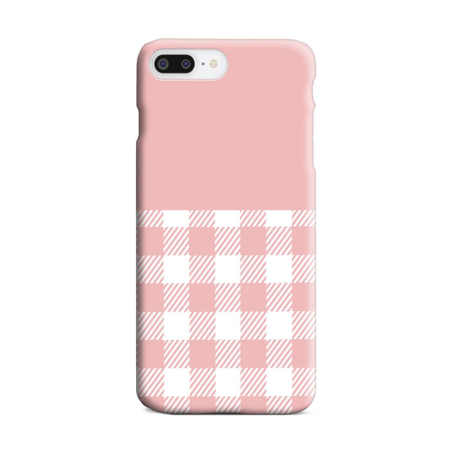 Pink Check Slim Phone Case