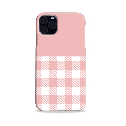 Pink Check Slim Phone Case