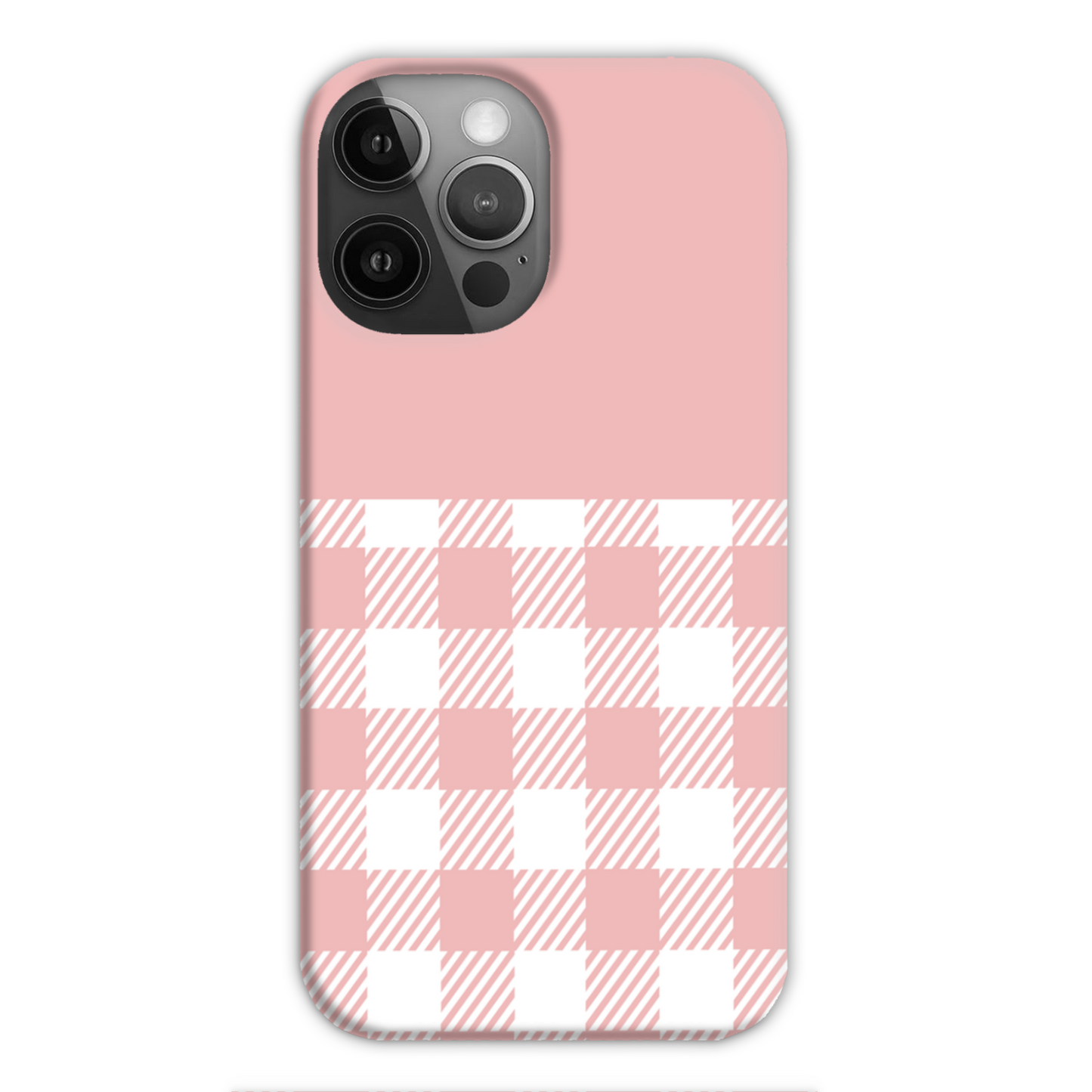 Pink Check Slim Phone Case