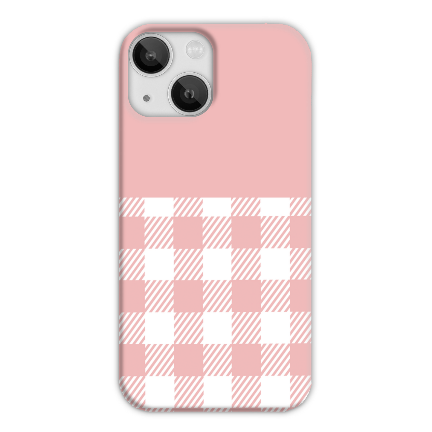 Pink Check Slim Phone Case
