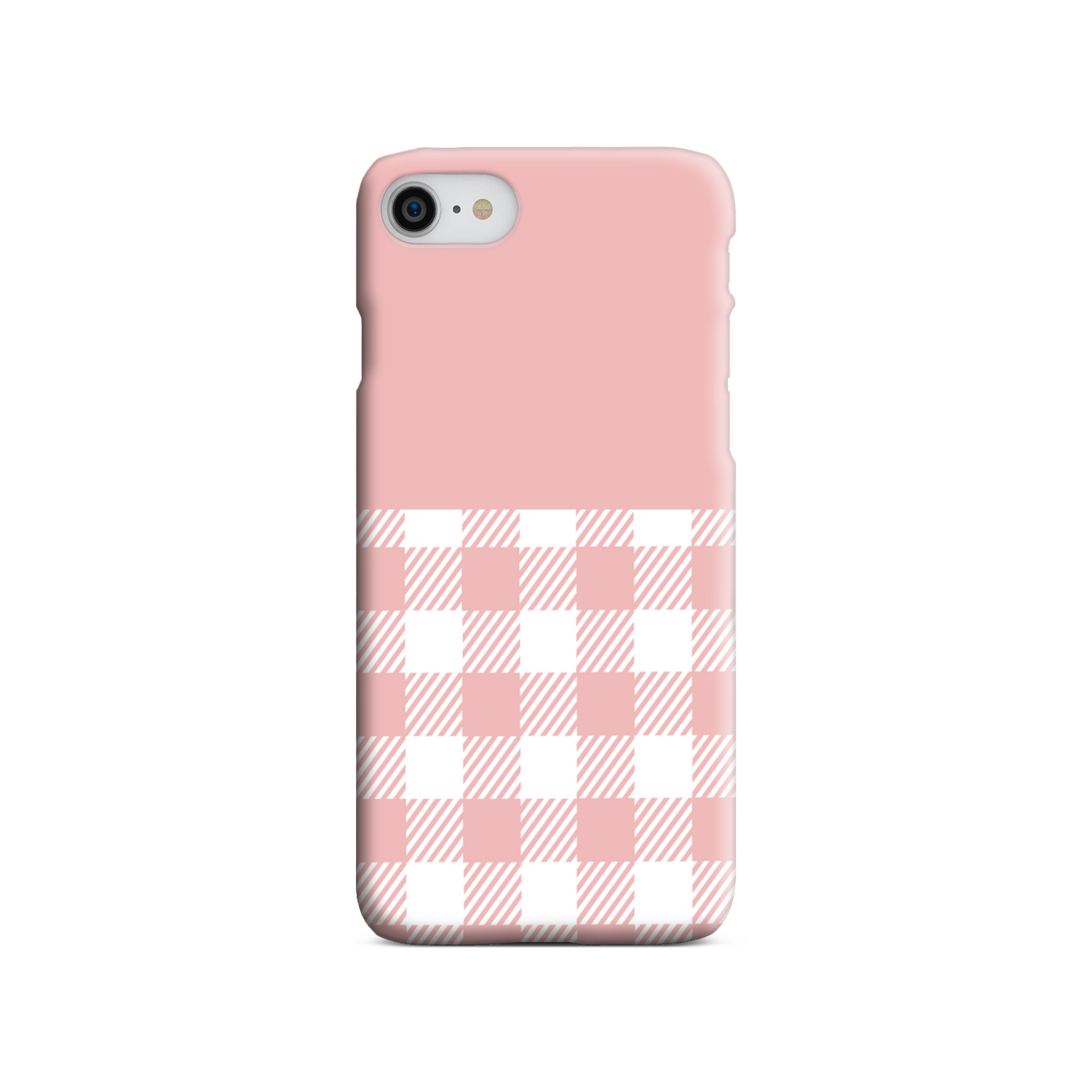 Pink Check Slim Phone Case