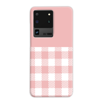 Pink Check Slim Phone Case