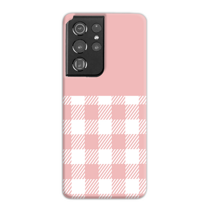 Pink Check Slim Phone Case