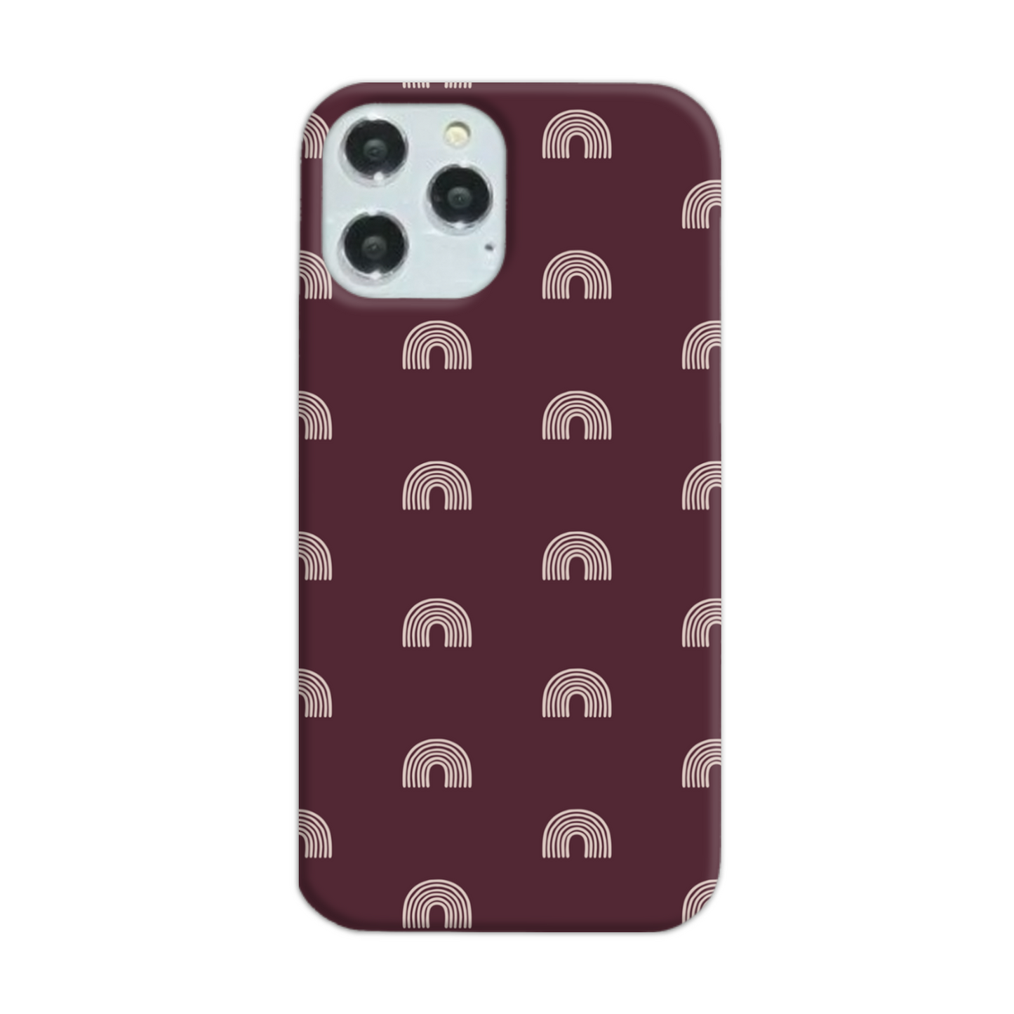 Burgundy Arches Slim Phone Case