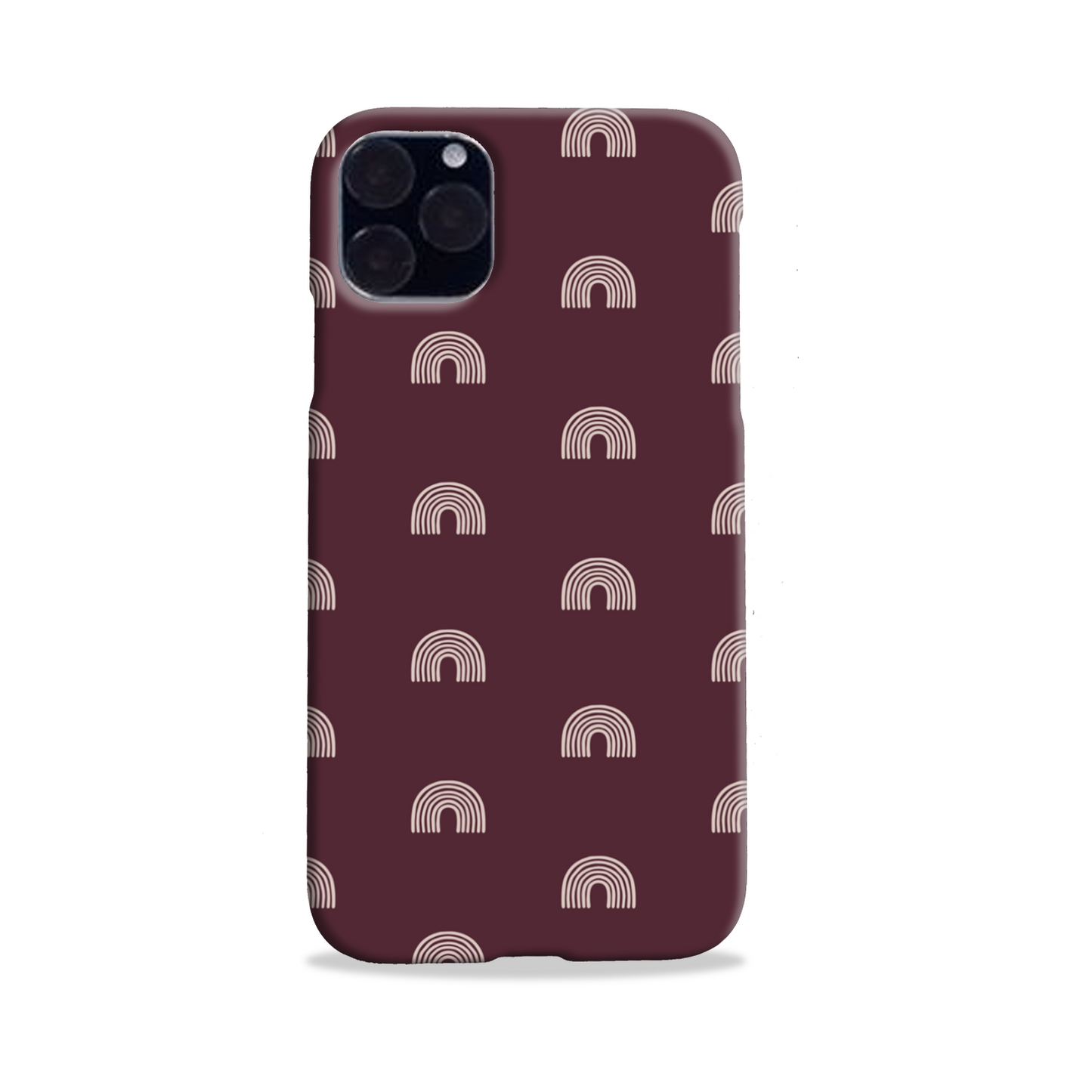 Burgundy Arches Slim Phone Case