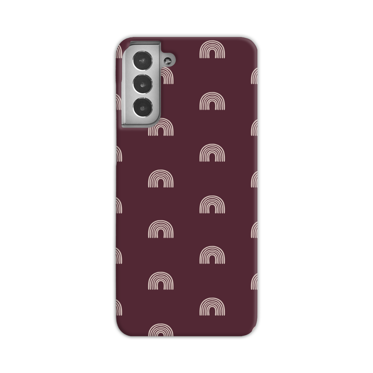 Burgundy Arches Slim Phone Case